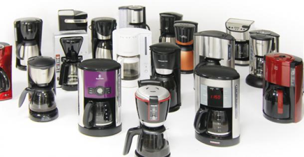 Verschiedene Filterkaffeemaschinen aus diesem Test