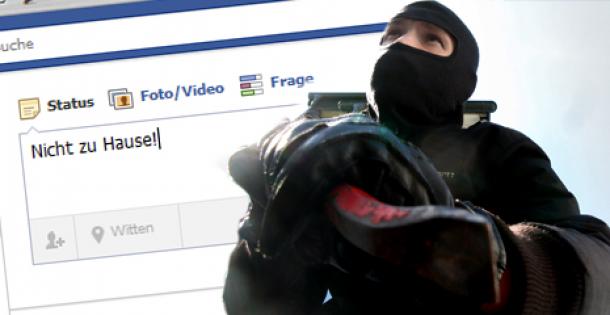 Einbrecher nutzen Facebook & Co für Einbruchsplanungen