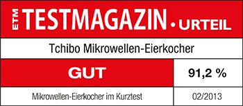Tchibo Mikrowellen-Eierkocher – Testurteil: GUT