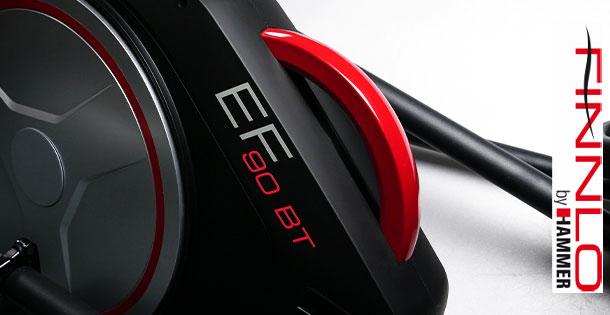 Der Ellipsentrainer „Clever Fold EF 90 BT“ von FINNLO im Tes...