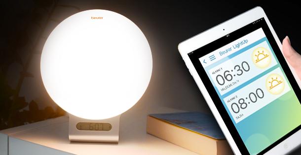 Der Beurer Lichtwecker WL75 mit App-Steuerung im Test