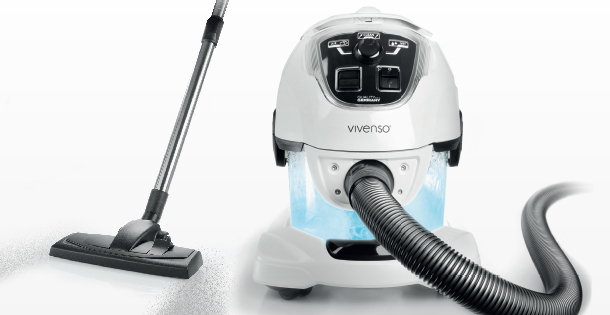 Pro-Aqua International vivenso Staubsauger mit Wasserfilter ...