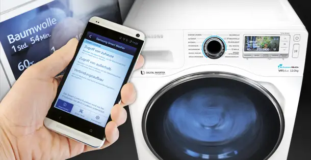 Samsung Crystal Blue WW12H8400EW/EG Waschmaschine im Test