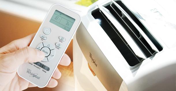 Mobiles Klimagerät Whirlpool PACW9HP im Test