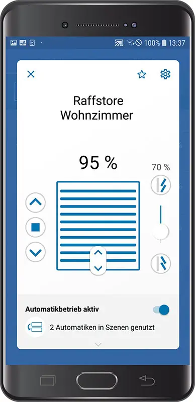 Rademacher HomePilot App Raffstore