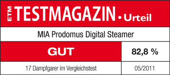 MIA Prodomus Digital Steamer - Testurteil: GUT