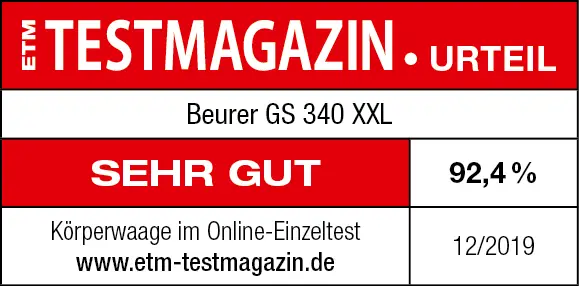 ETM 2019 12 Beurer GS 340 XXL RGB