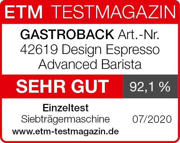ETM 2020 02 Gastroback Art Nr 42619 Design Espresso Advanced Barista RGB