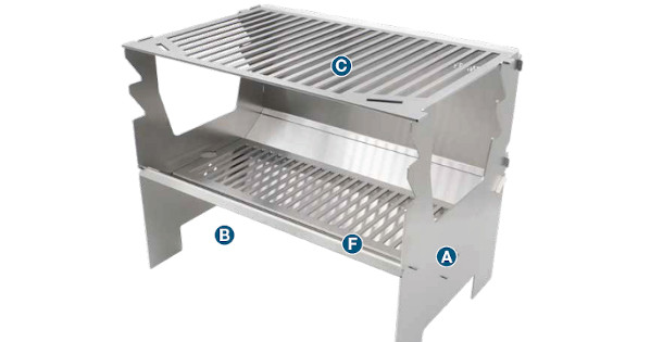 Aufbau Grill klein