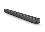 Panasonic SC-HTB100 Soundbar, 2.0 Kanäle, HDMI, USB, Wandmontage, 45 Watt, Bluetooth, leistungsstarker Sound, ideal für TV, Schwarz, 76,2 x 5,8 x 6,8 cm