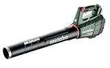 Metabo Akku-Laubbläser LB 18 LTX BL (601607850) 18V, 150 km/h Luftgeschwindigkeit (Tragegurt, gummierter Griff, brushless Motor, ohne Akku/ Ladegerät), Grün