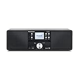 Panasonic SC-DM202EG-K Kompaktes Micro HiFi Stereosystem mit CD, DAB+/FM Radio, USB und Bluetooth, 24W Lautsprechern, Fernbedienung, 2,4 Zoll TFT LCD-Display, EQ-Einstellungen, Schwarz.