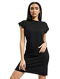 Urban Classics Damen Ladies Turtel Extended Shoulder Dress Kleid, Schwarz, XL EU