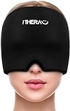iTHERAU Migräne Maske - Migräne mütze Kopfschmerzen & Migräne Relief Hut Kühlmütze kühlpacks kühlende schlafmaske migräne haube migräne kappe