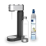 Philips Water ADD4902BK/10 GoZero Wassersprudler, plastik, 1 Liter, Schwarz