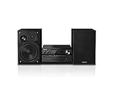 Panasonic SC-PMX94EG-K Micro HiFi System (120 W RMS, Digital DAB+, CD, UKW , Bluetooth, USB, AUX) schwarz, Einheitsgröße