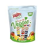 FRITT Vegan Früchte-Mix Minis 135g, 100% Vegan, Mini Kaubonbon-Streifen in 3 verschiedenen Geschmacksrichtungen
