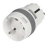 HOMEPILOT Zwischenstecker smart, kompakt & rund, Smart Home Steckdose bis 1.800W, DuoFern Funk Repeater, programmierbar (App, Timer, Alexa kompatibel via Gateway premium), 230V, Weiß