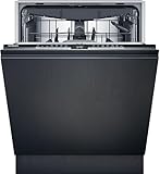 Siemens SN63EX27VE, iQ500 Smarter Geschirrspüler, Vollintegrierte Spülmaschine mit Besteckschublade, 60 cm, autoOpen dry Türöffnung, Besonders leise durch iQdrive-Motor, Amazon Exclusive Edition