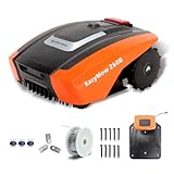 Yard FORCE Mähroboter EasyMow 260B bis zu 260 qm - Selbstfahrender Rasenmähroboter, einfache Bedienung, Bluetooth- und App-Steuerung, 30% Steigung und 20 V / 2,0 Ah Lithium-Ionen-Akku, 260 M²