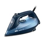 Braun TexStyle 7 Pro Dampfbügeleisen SI 7160 BL - Bügeleisen mit Freeglide 3D Bügelsohle, Vertikaldampf, 3000 Watt, Blau