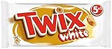 Twix White Schokoriegel; Karamell, Keks, Weiße Schokolade; Schokoladen-Multipack; 5 Riegel (5 x 46 g)