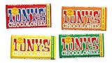 Tony's Chocolonely The Milk Chocolate Bundle 4 x 180 g – Our Favourite Milkchocolate Bars – Chocolate Bar – 32% Kakao – Geschenkset – Geschenke – Fairtrade Schokolade