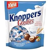 Knoppers Goodies Knusper Minis (1 x 180 g) – knusprige Waffelkugeln gefüllt mit Haselnussstücken, Milch- und Nougatcreme, umhüllt von Schokolade