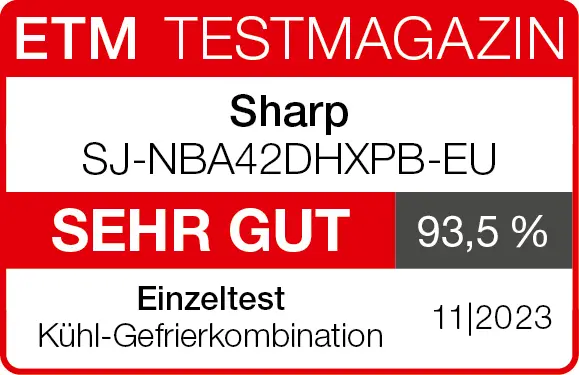 SJ-NBA42DHXPB-EU Test im 2023 ETM - TESTMAGAZIN von Sharp Der