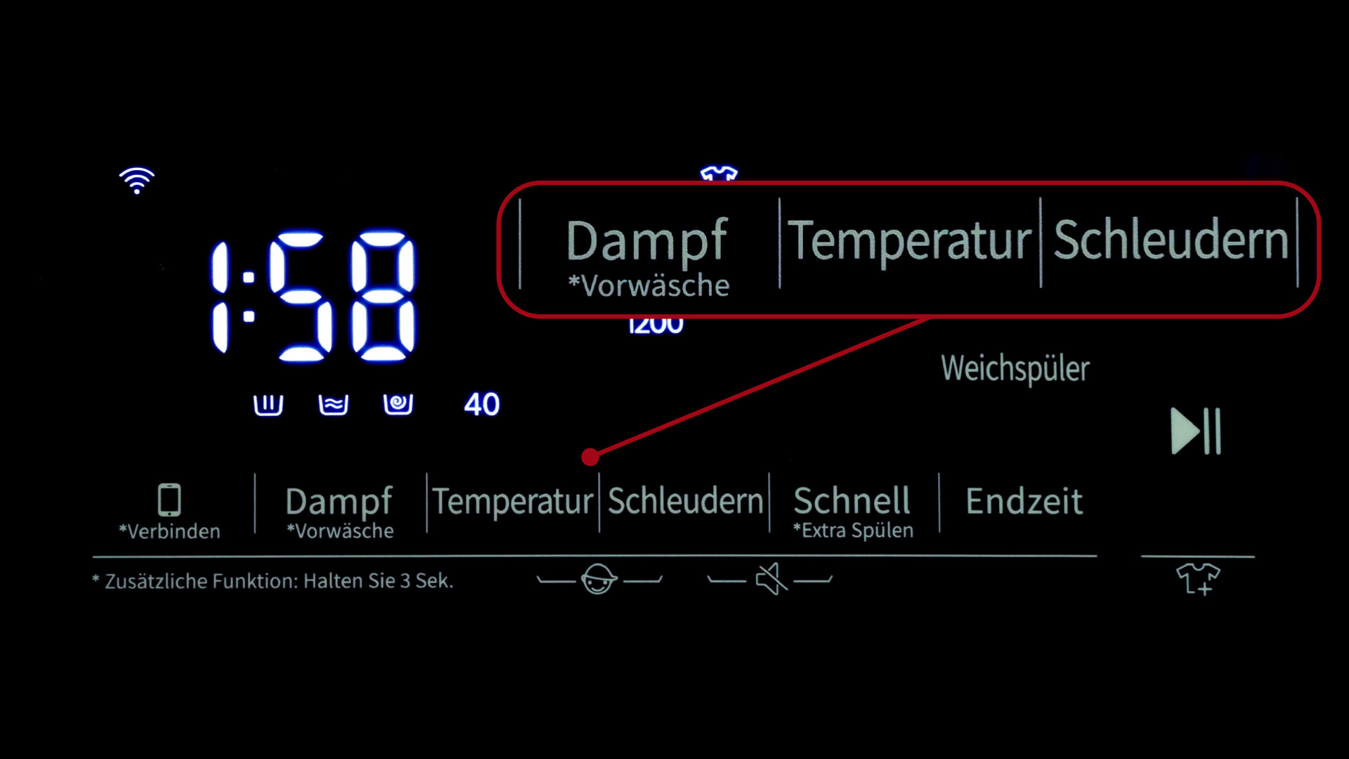 Baumwolle 60 °C voll