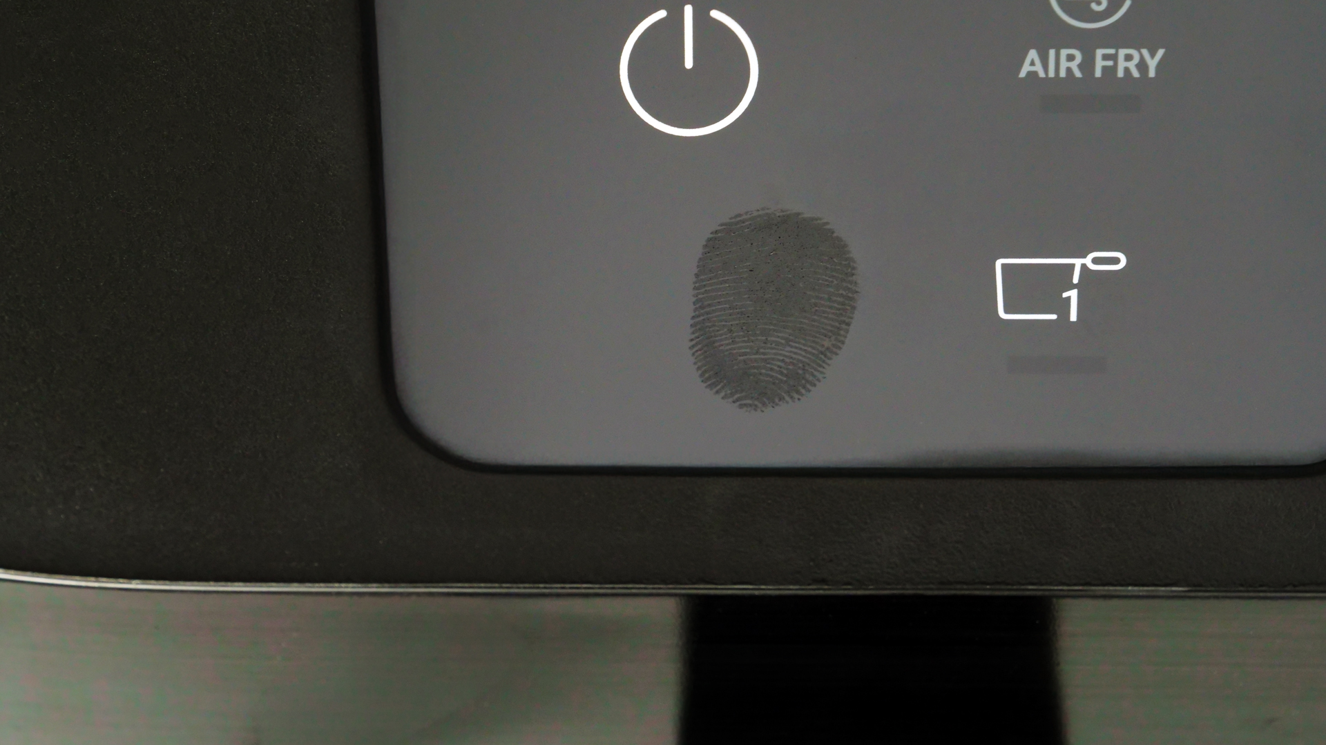 Fingerabdruck am Touchpanel