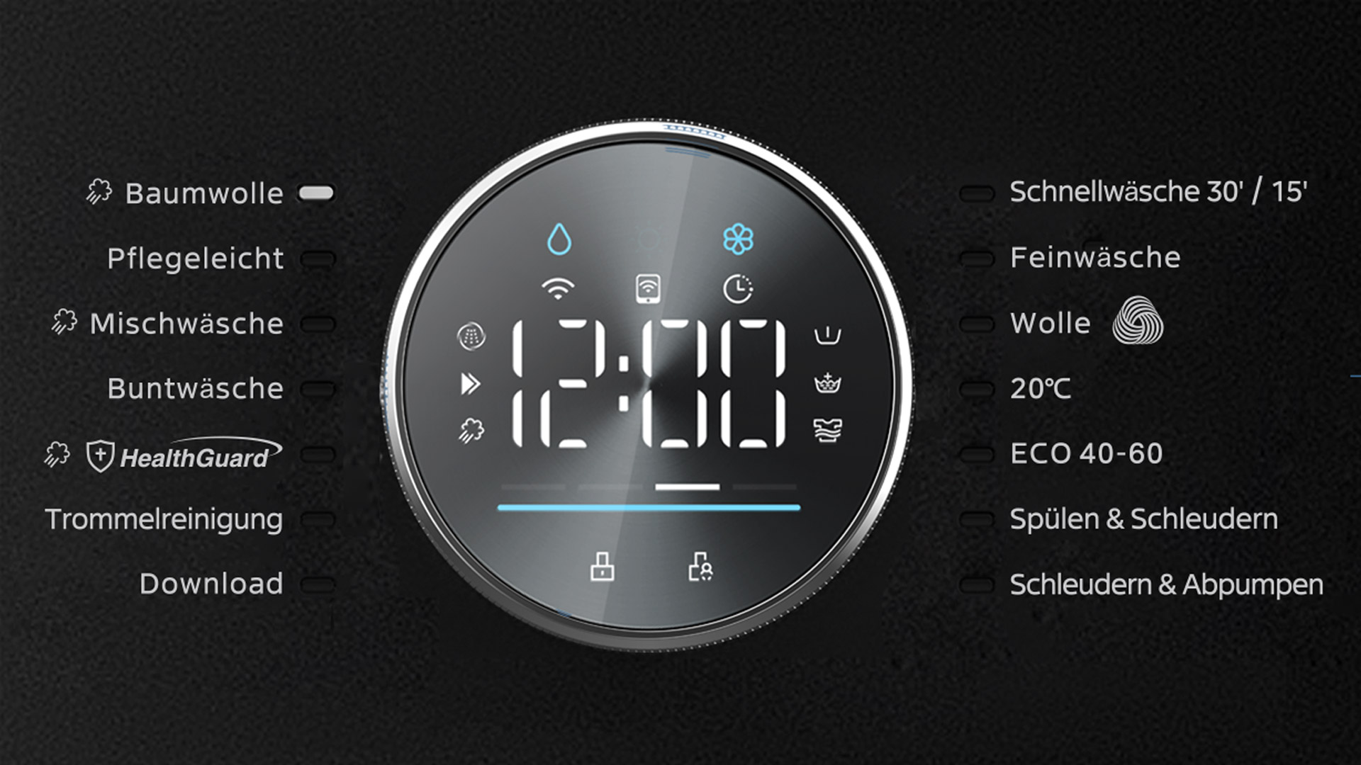 Baumwolle 60 °C voll
