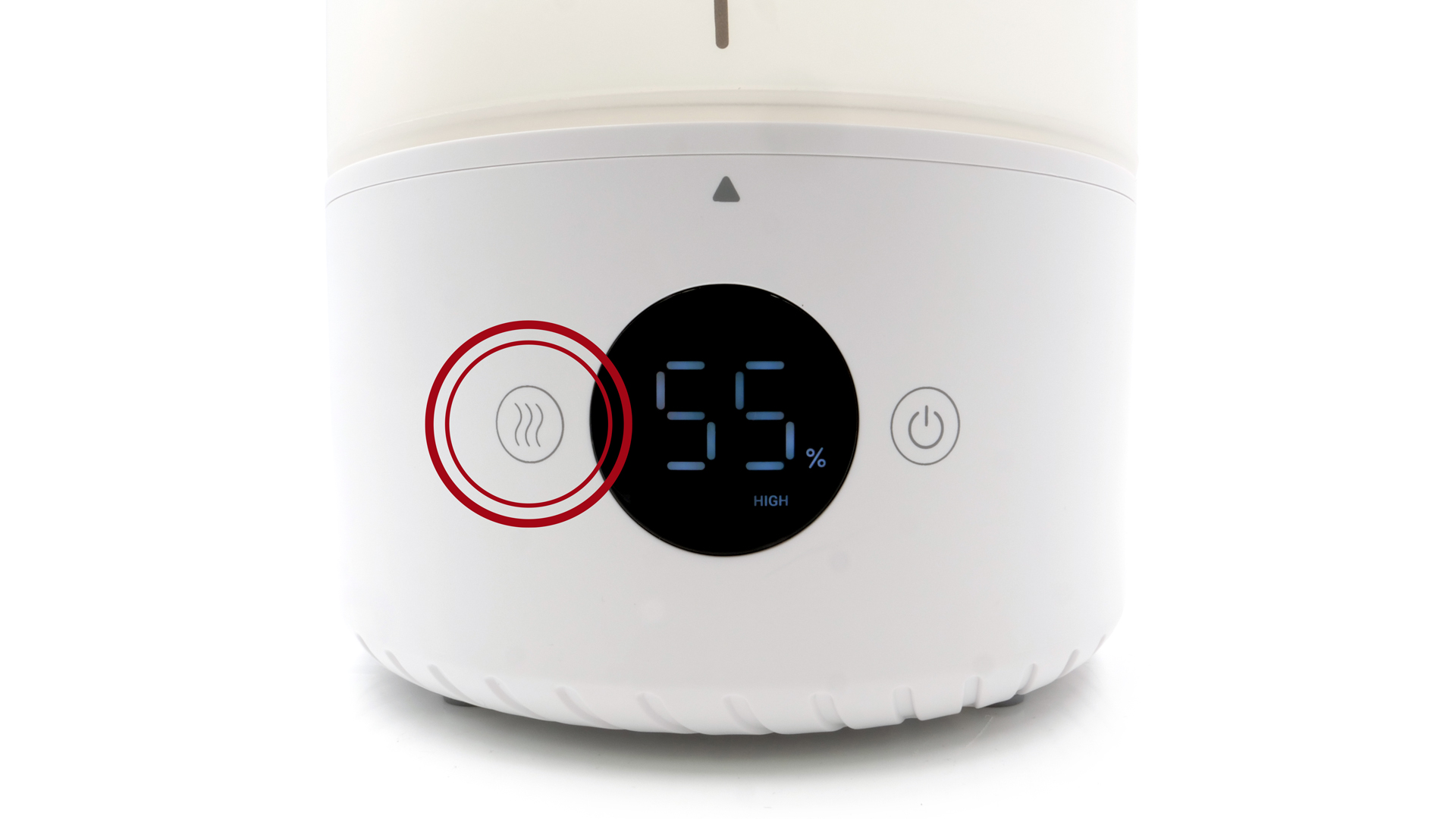 Das Touchpanel. Das zweite Touchelement von oben ist eingekreist.