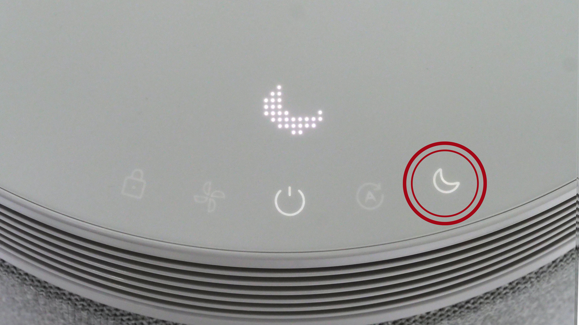 Ventilatortaste und Geschwindigkeit