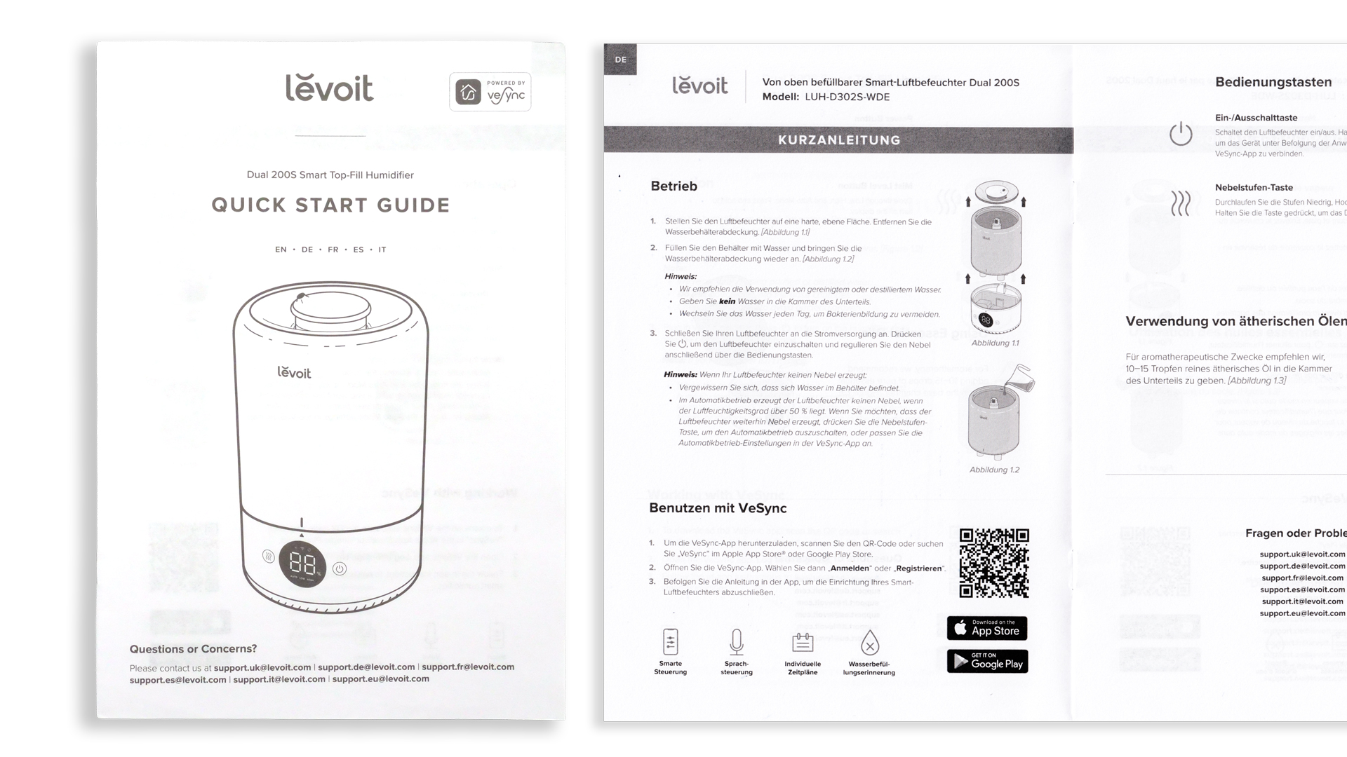 Ein Blatt Papier, auf dem sich kurze Texte, Graphiken und eine Tabelle befinden.