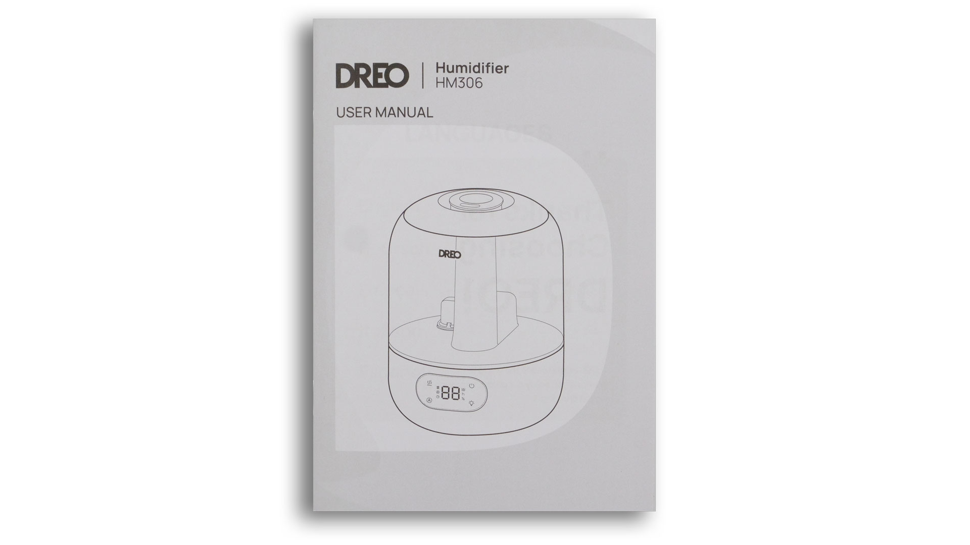 Die Titelseite der Bedienungsanleitung.