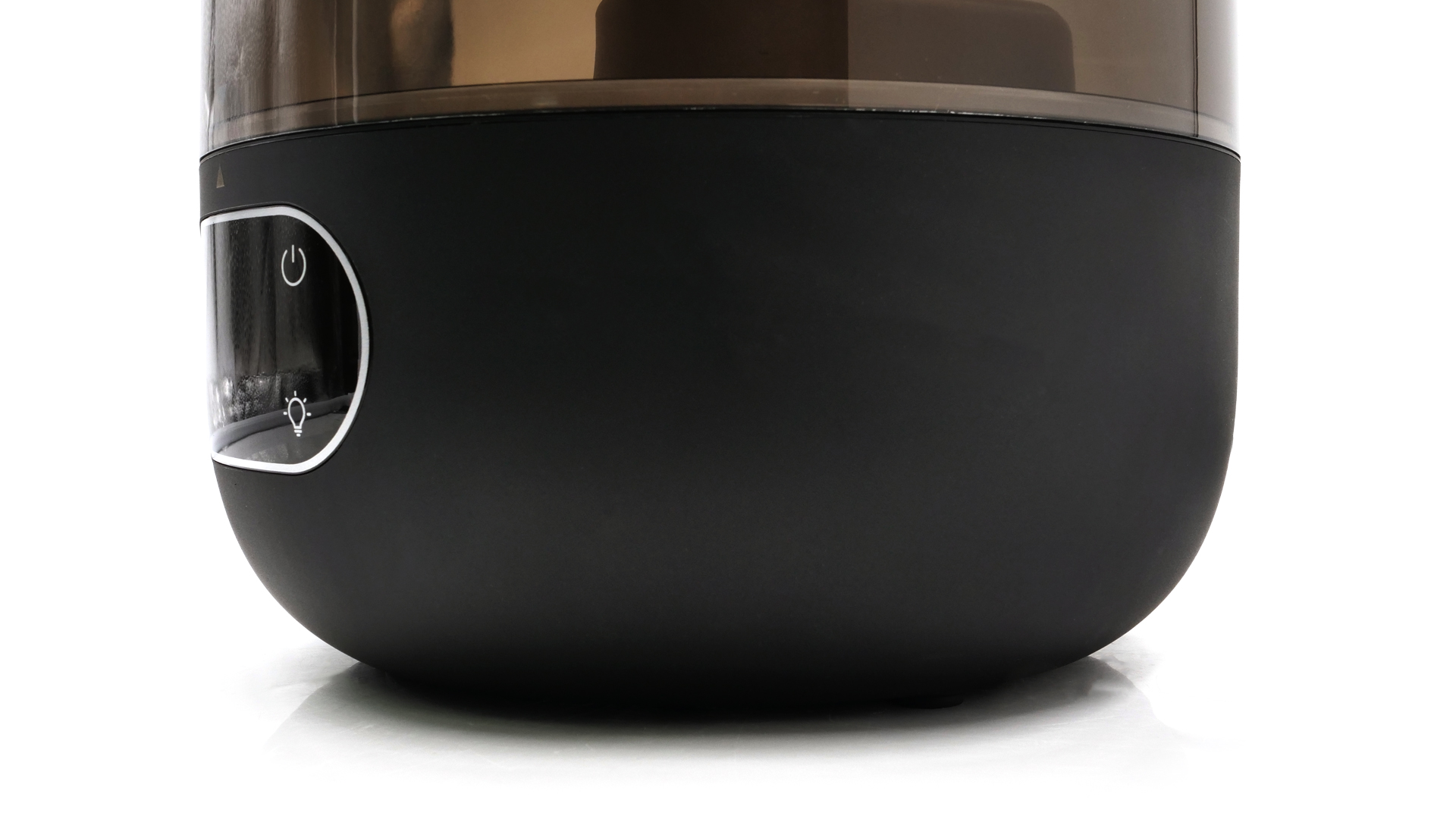 Der abgerundete untere Teil des Modells; das Gehäuse ist glatt.