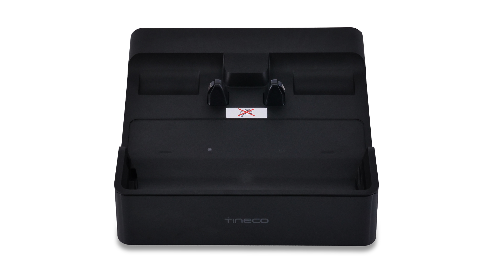 Alle Zubehörteile liegen nebeneinander auf einer weißen Fläche.