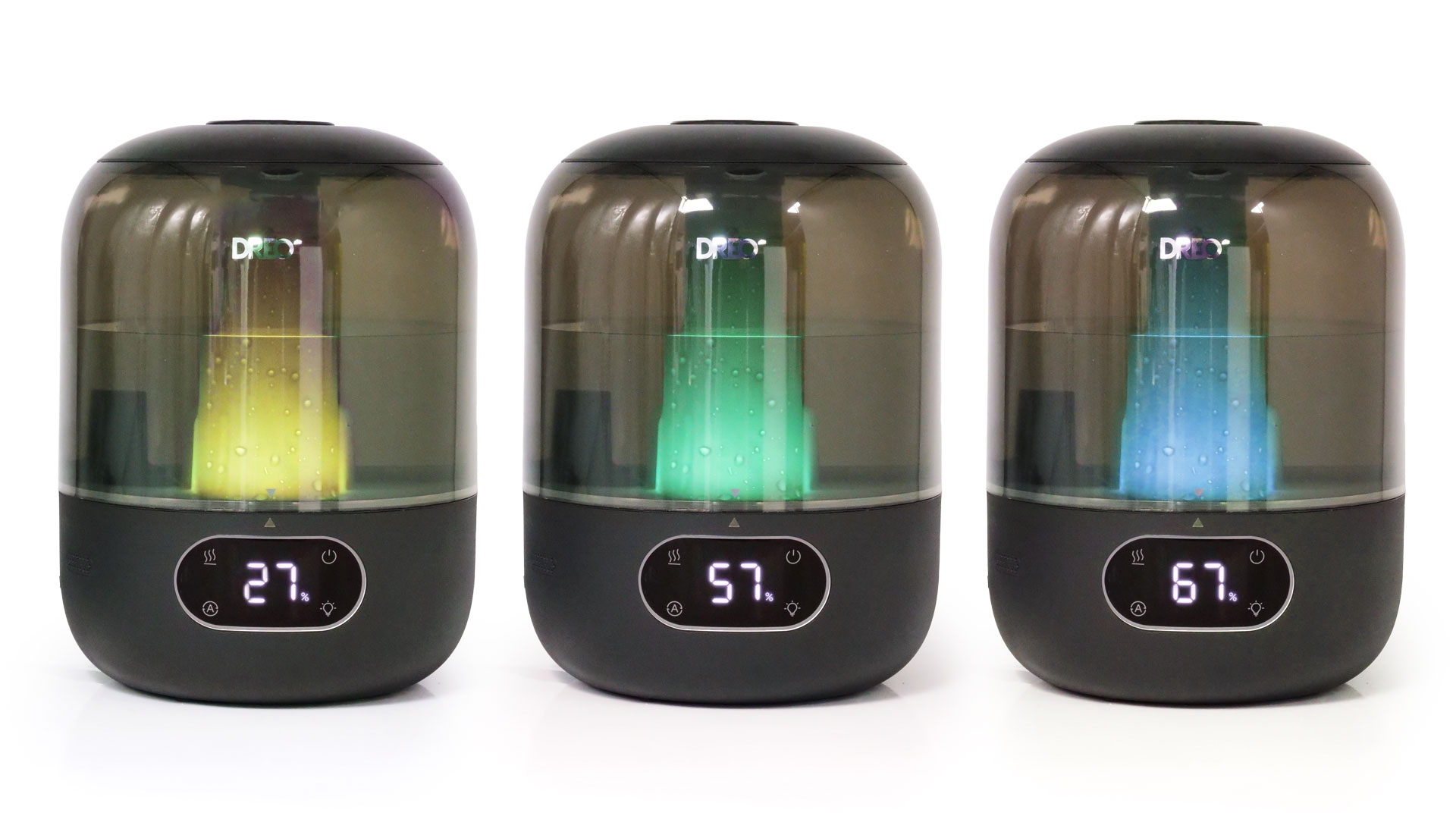 Das Touchpanel. Das vierte Touchelement von oben ist eingekreist.