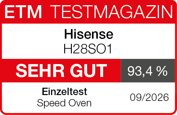 Bewertungssiegel Hisense H28SO1