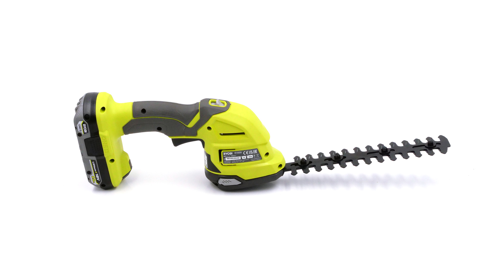 Ryobi RY18GSA-120T als Strauchschere