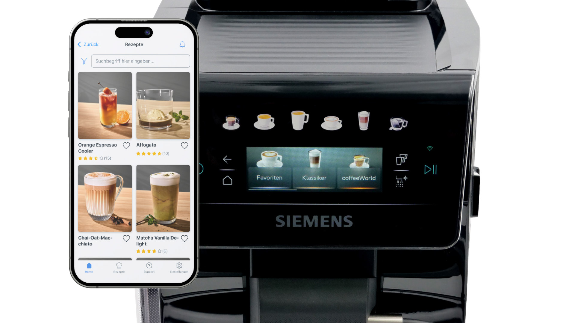 Siemens EQ600 iAroma &ndash; Siemens Hausger&auml;te-App