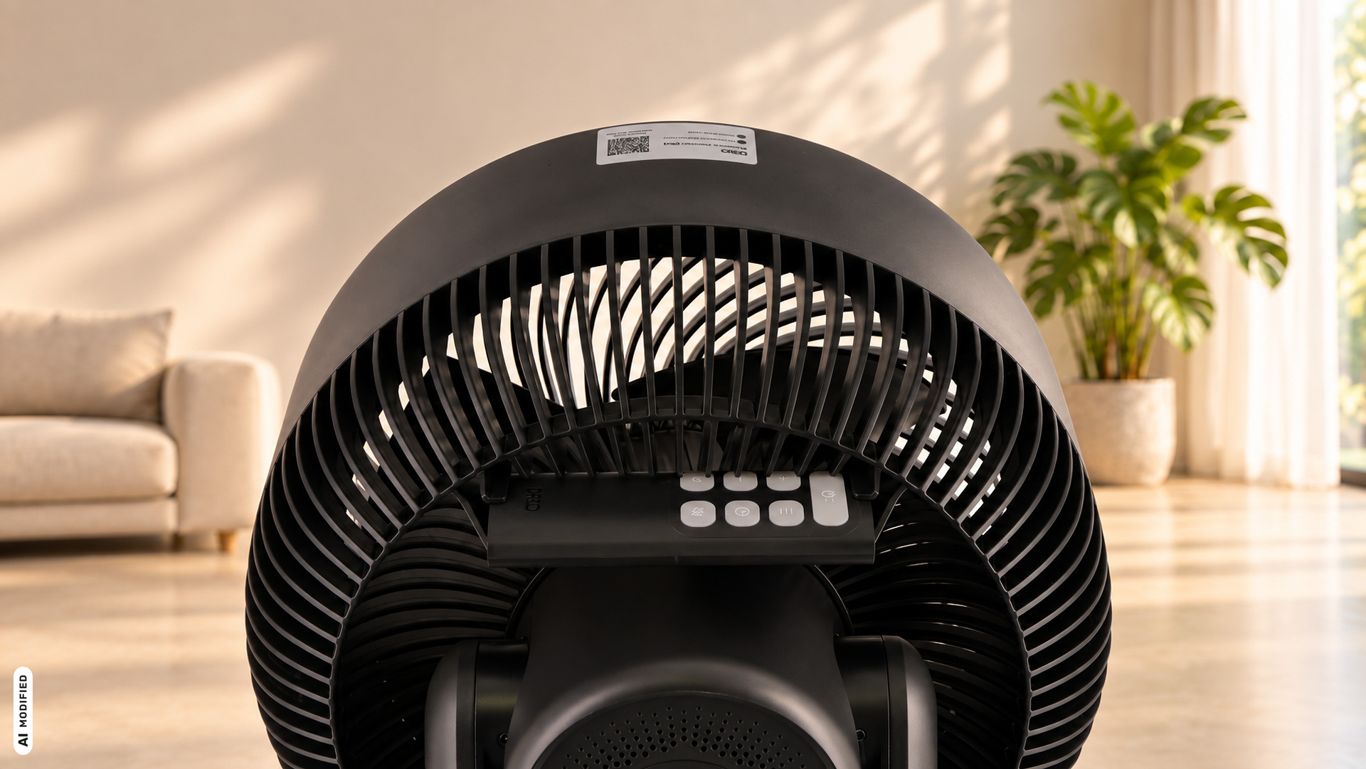 DREO TurboPoly 353 &ndash; Tragegriff und Fernbedienungshalterung