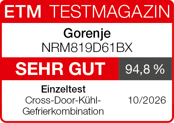 Logo Gorenje NRM819D61BX – SEHR GUT 94,8 %