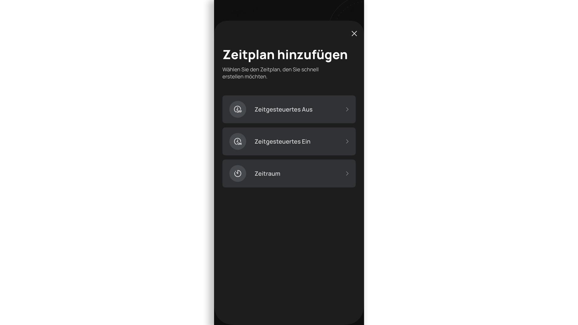 Die Erstellung eines Zeitplans &ndash; Ansicht 1